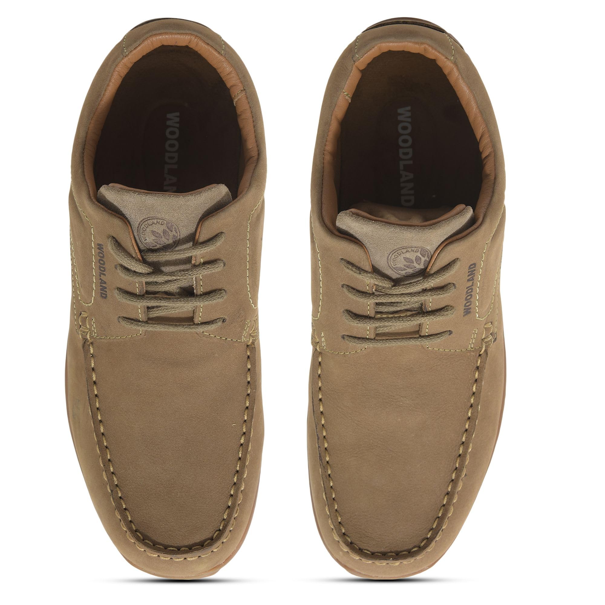 Woodland Mens Dubai Khaki Sneaker - Image 4