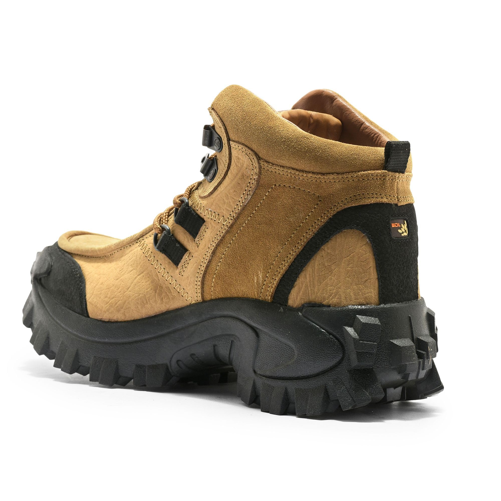 Woodland Men's Camel Leather Boots - Image 5
