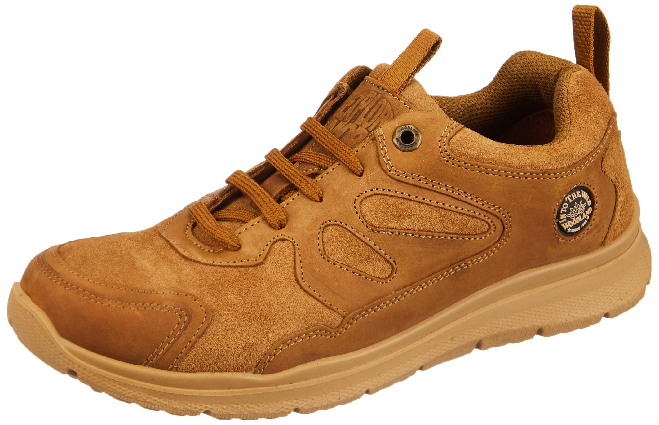 Woodland Men's Camel Nubuk Casual Shoes