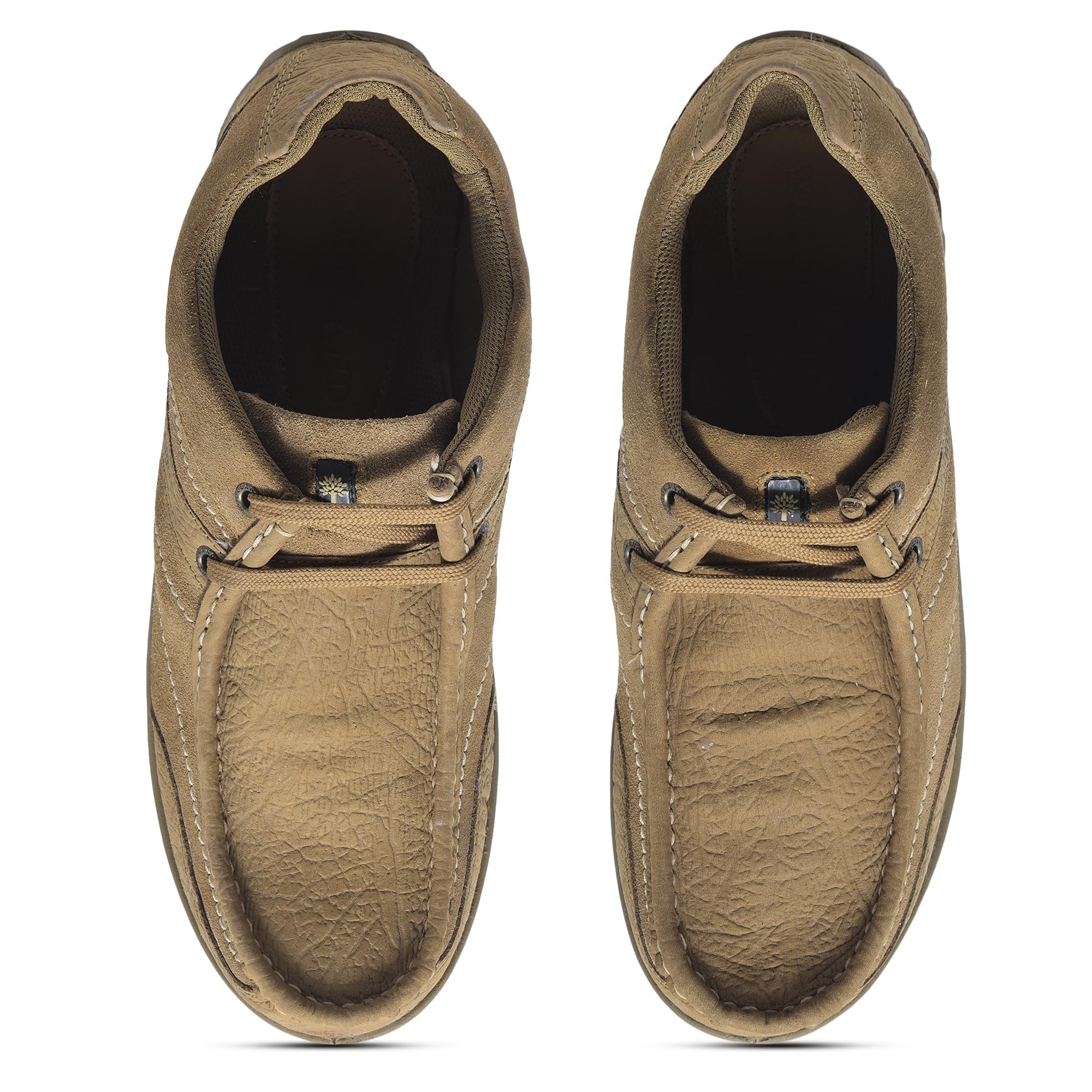 Woodland Men's Camel Leather Loafers - Image 5