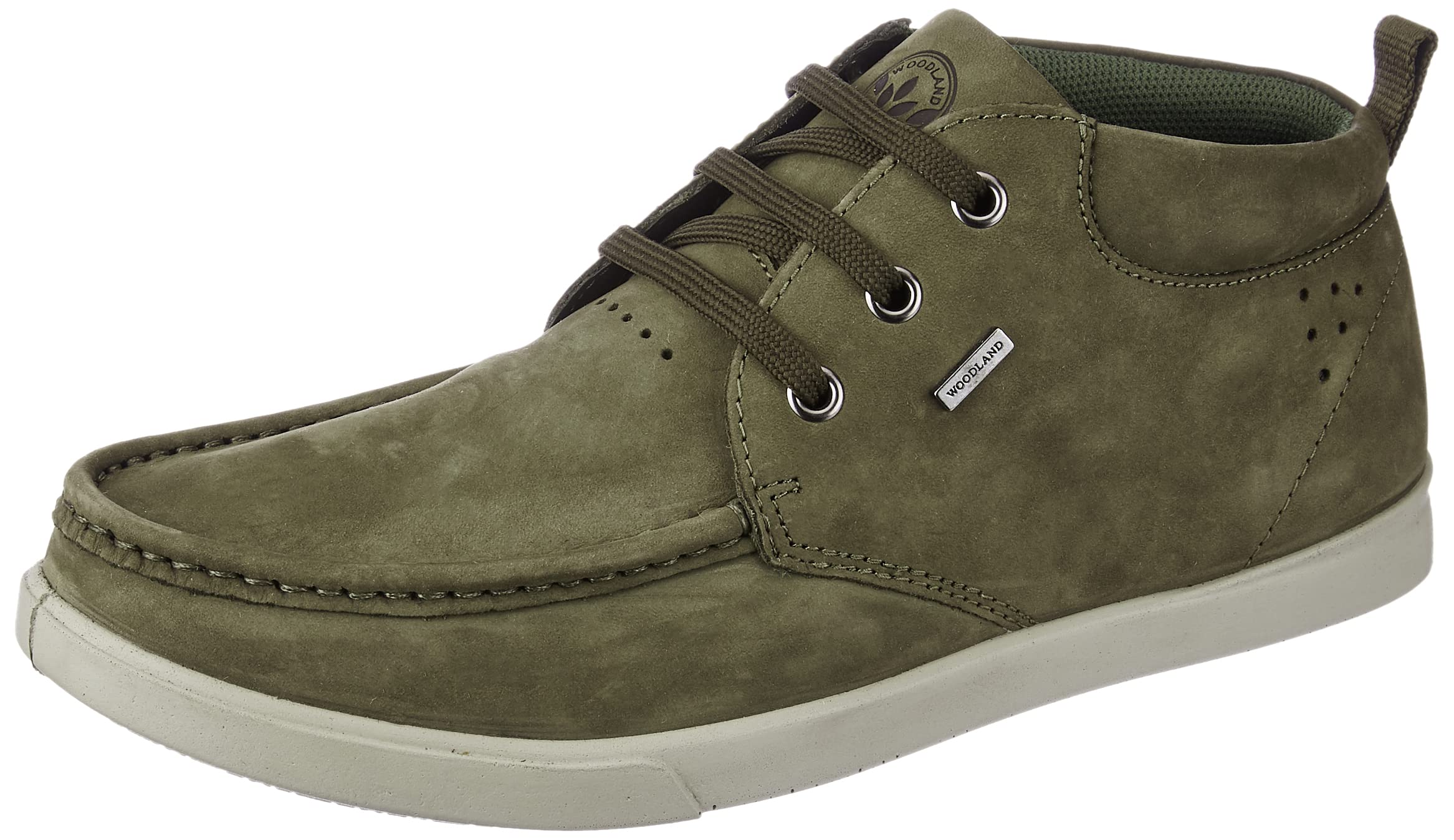 Woodland Men's Casual Shoe - Olive Green