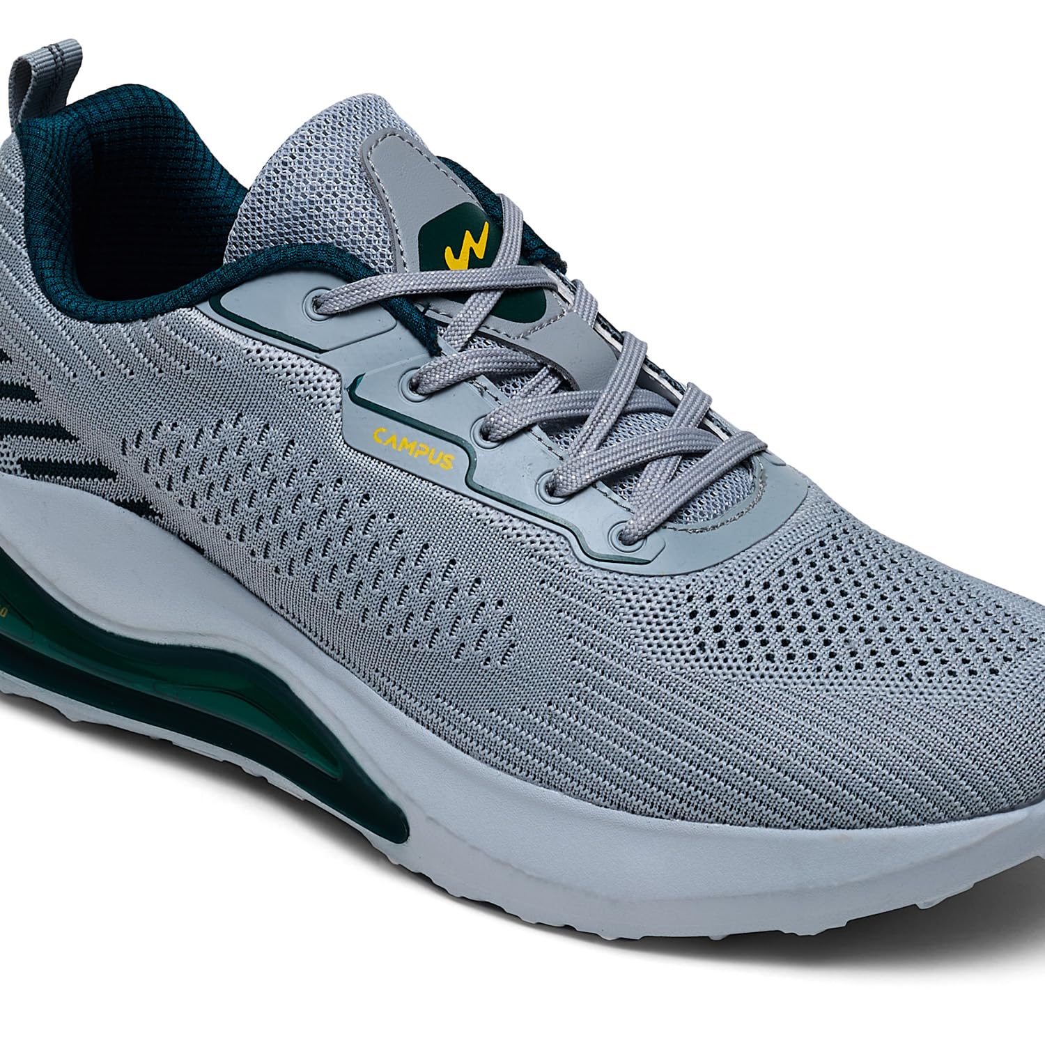Campus Men's Pivot Running Shoes - Gry Teal - Image 4