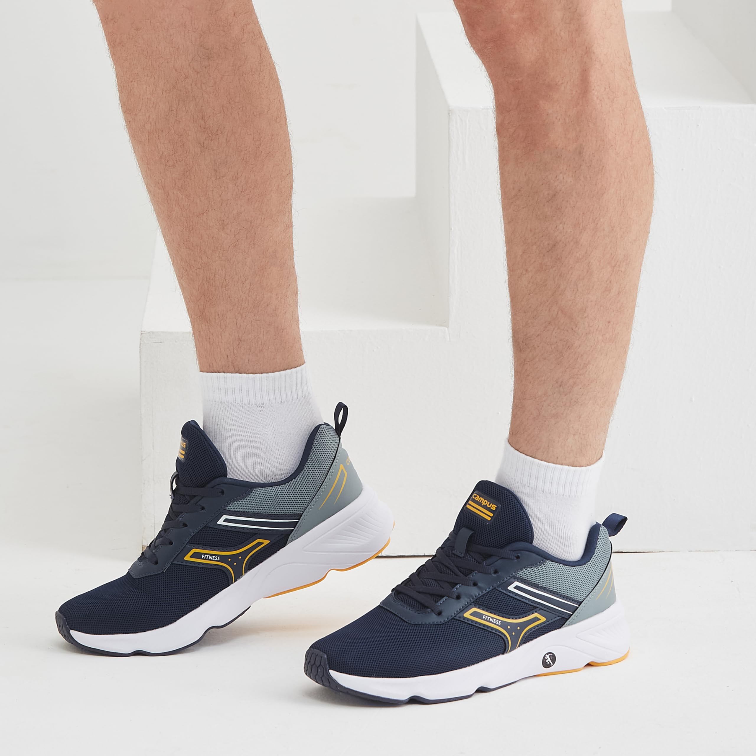 Campus Men's Hurricane Navy Running Shoes - Image 3