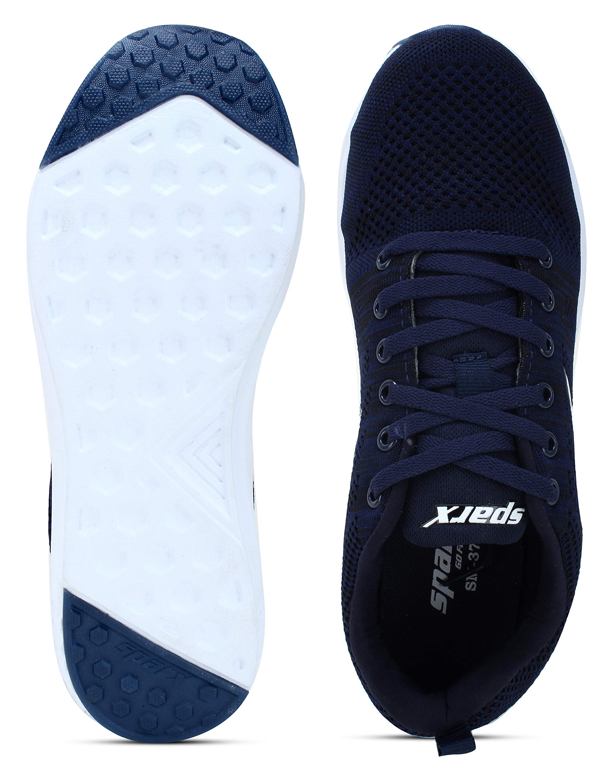 SPARX Men's Navy Blue White Running Shoes - Image 2