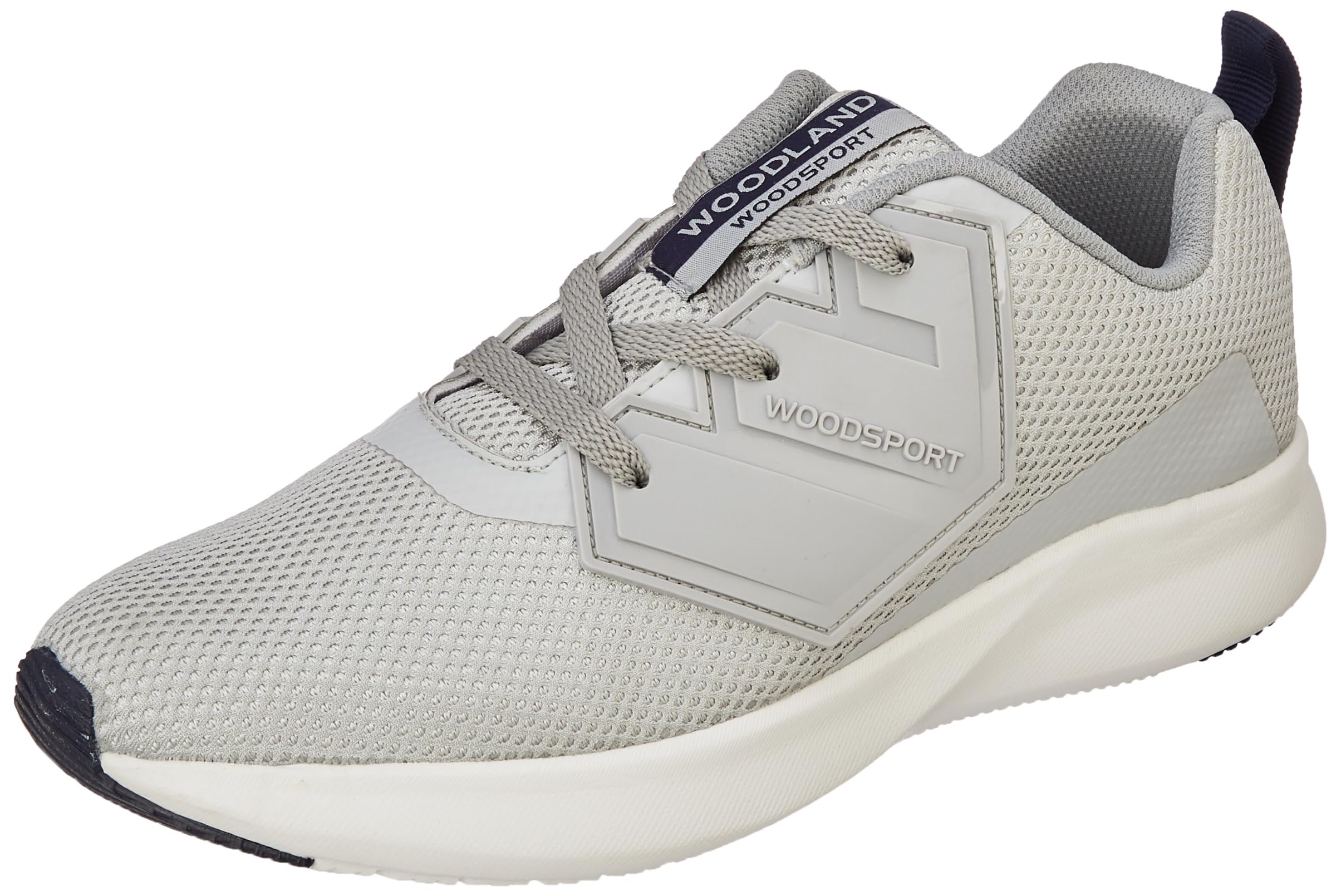 Woodland Men's Grey Mesh Sports Shoes