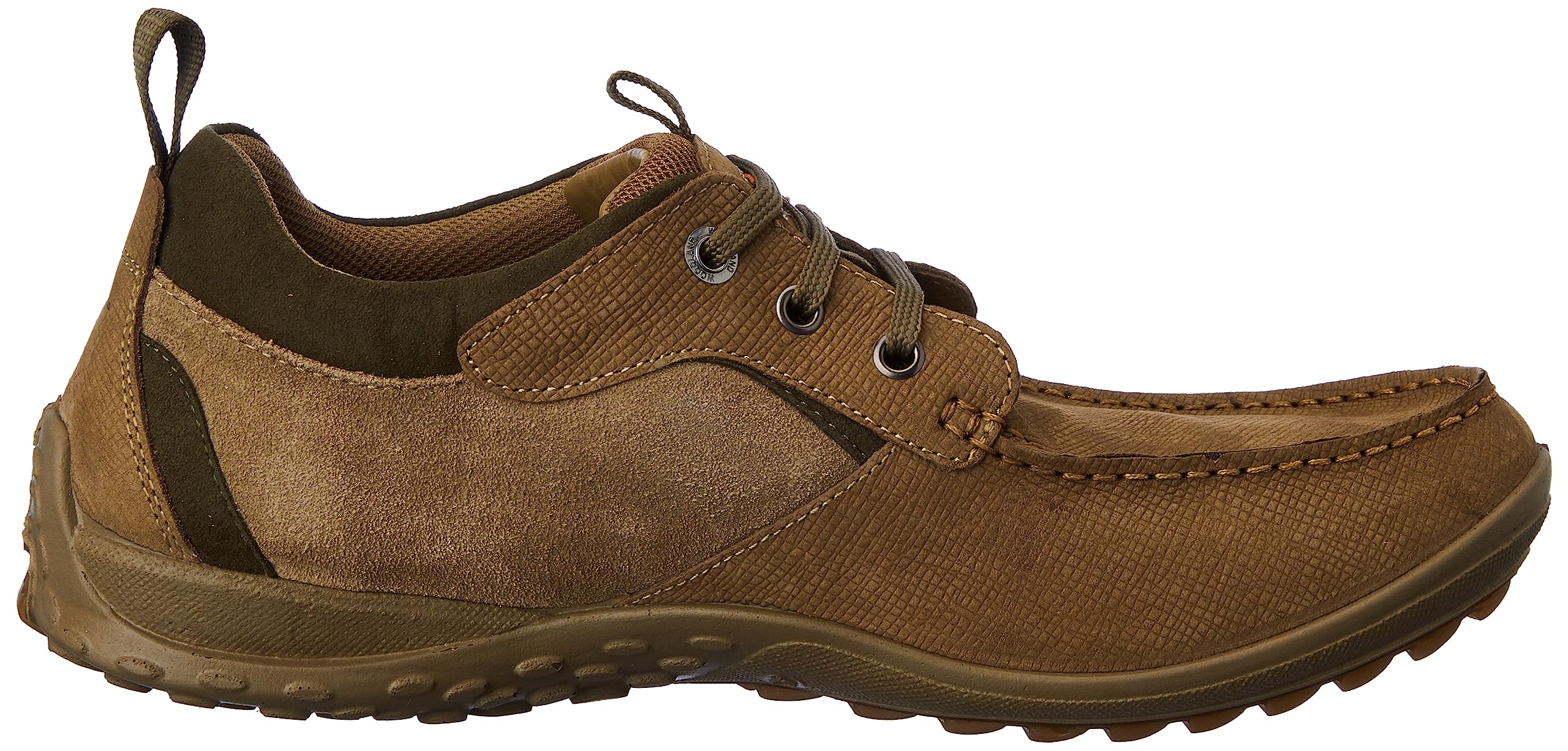 Woodland Men's Dubai Khaki Leather Casual Shoe - Image 4
