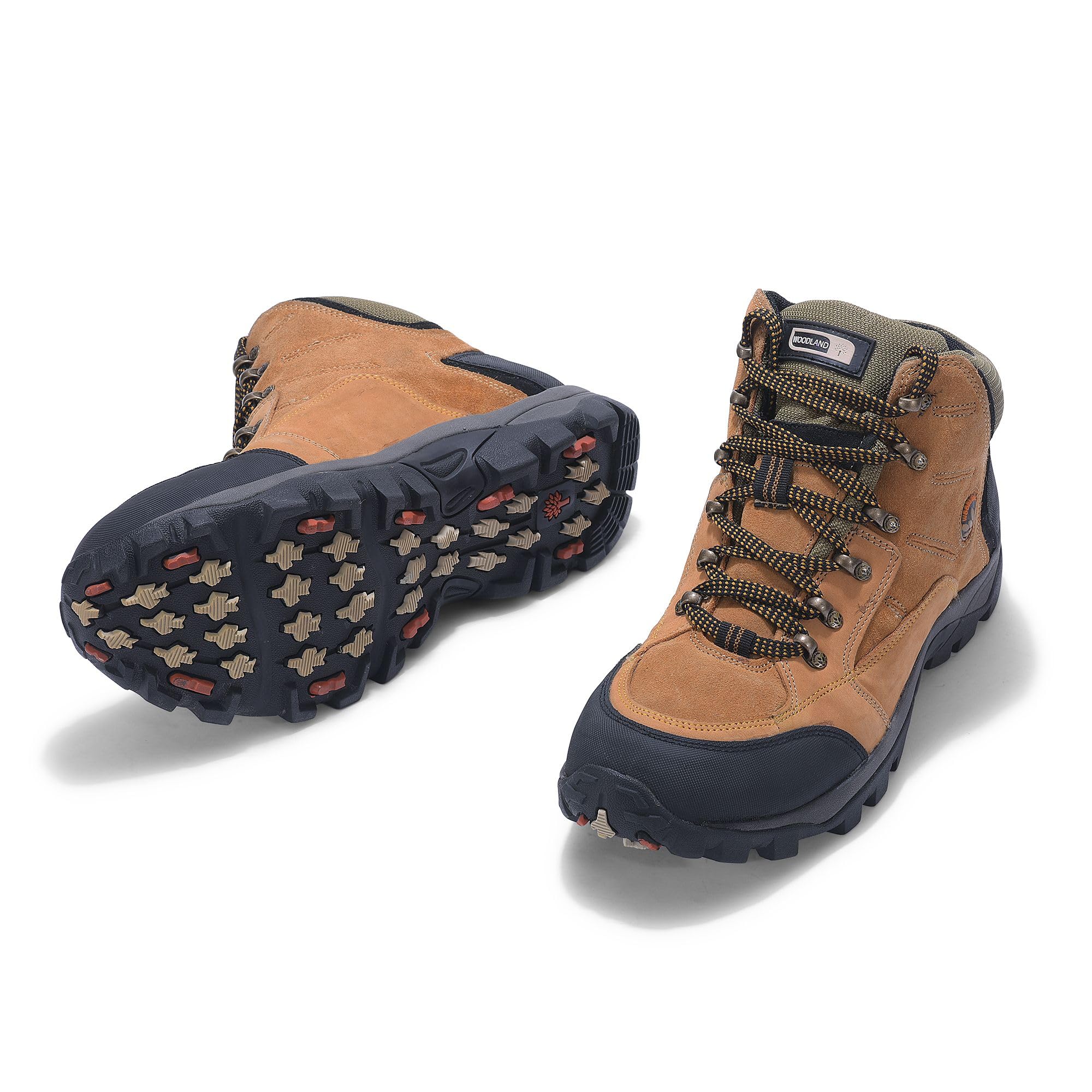 Woodland Men's Tan Boots - Genuine Leather - Image 4