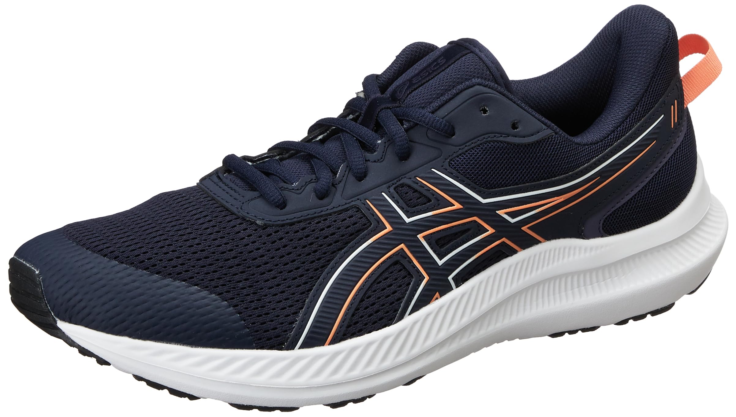 ASICS Men's JOLT 5 Running Shoes - Midnight/Vivid Coral