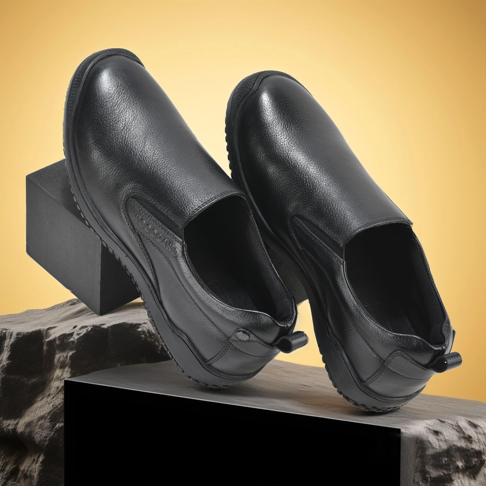 Woodland Men's Black Formal Shoes - Image 3