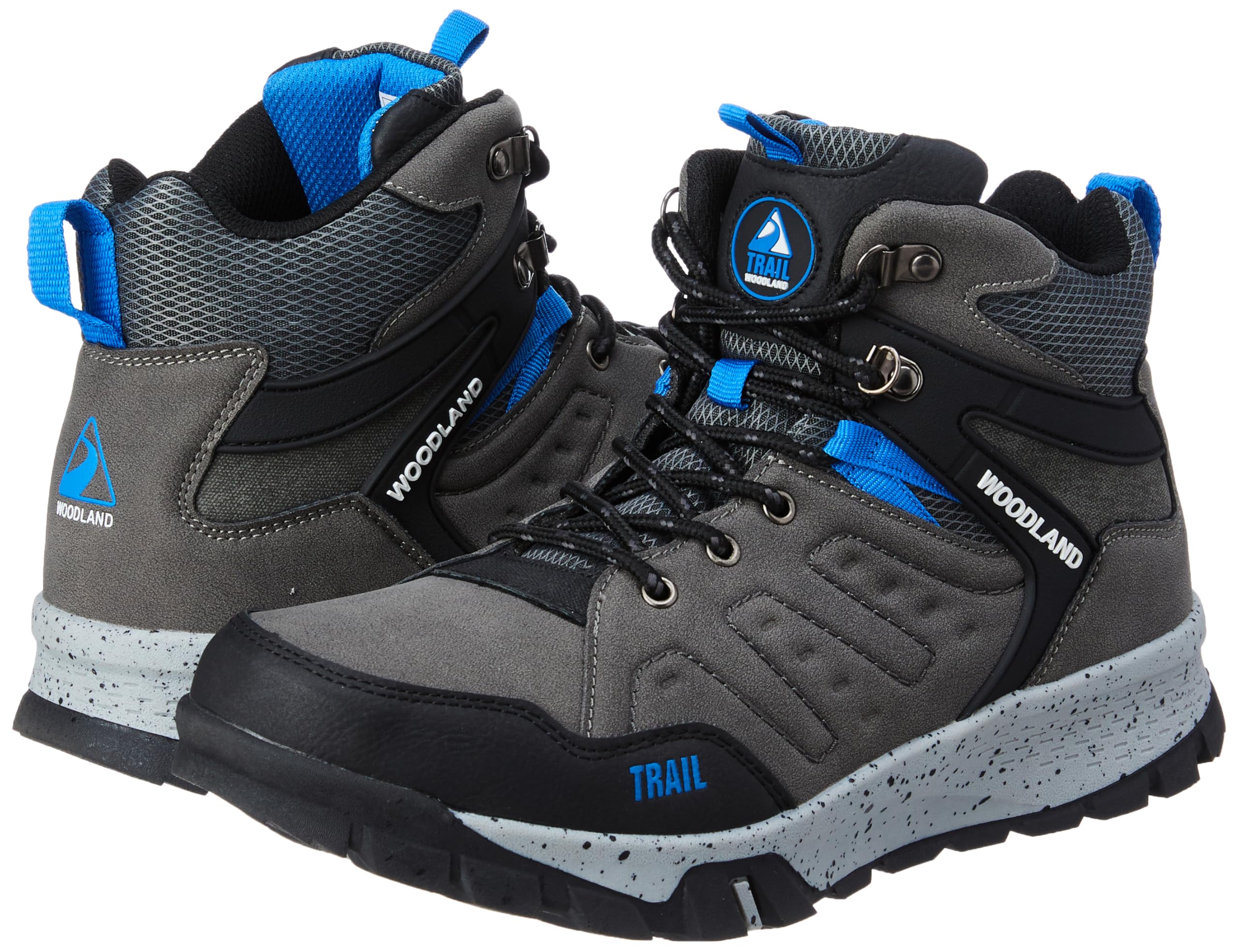 Woodland Men's Grey Trail Running Shoes - Image 2