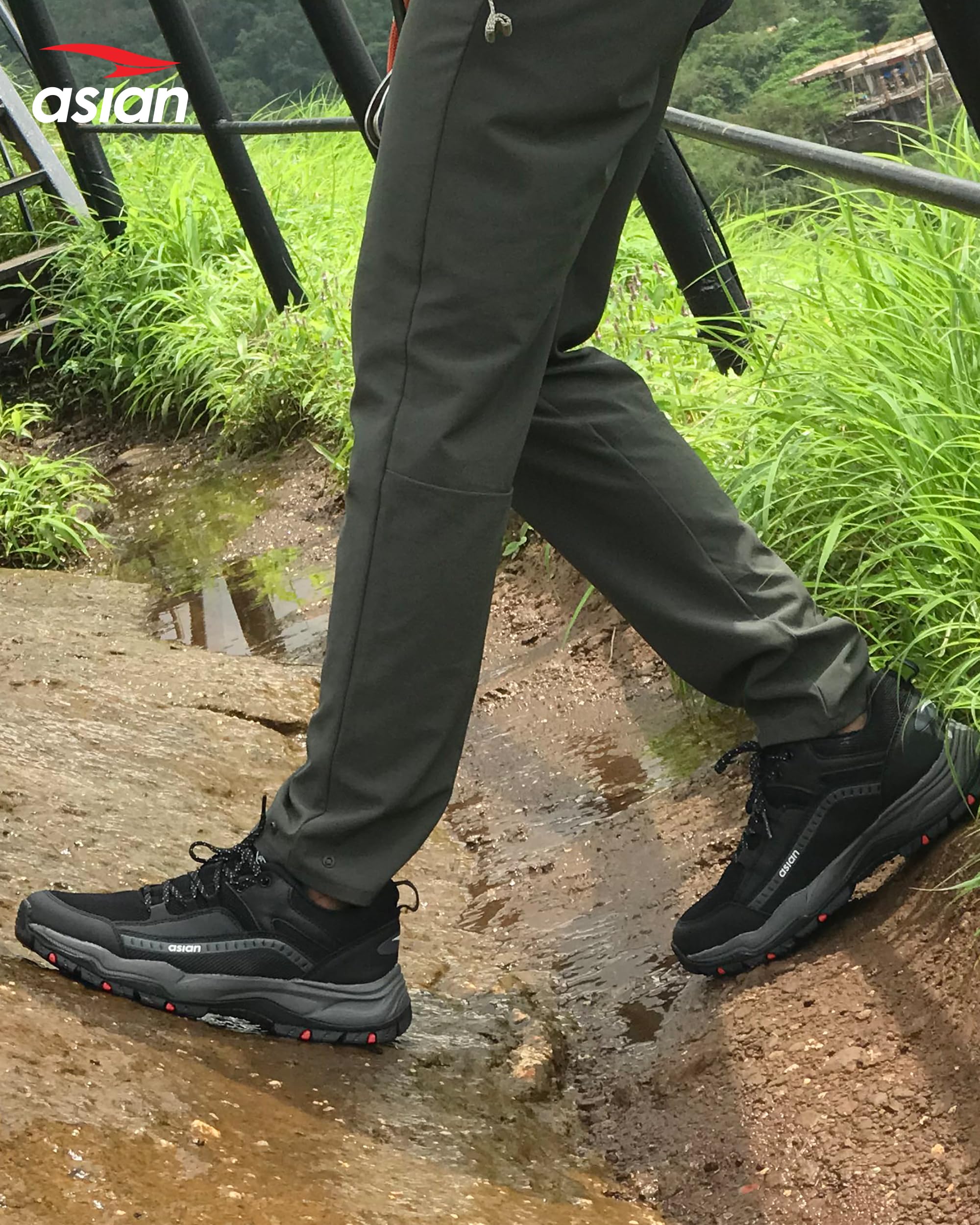 ASIAN Men's Sports Trekking Hiking Shoes - Image 5
