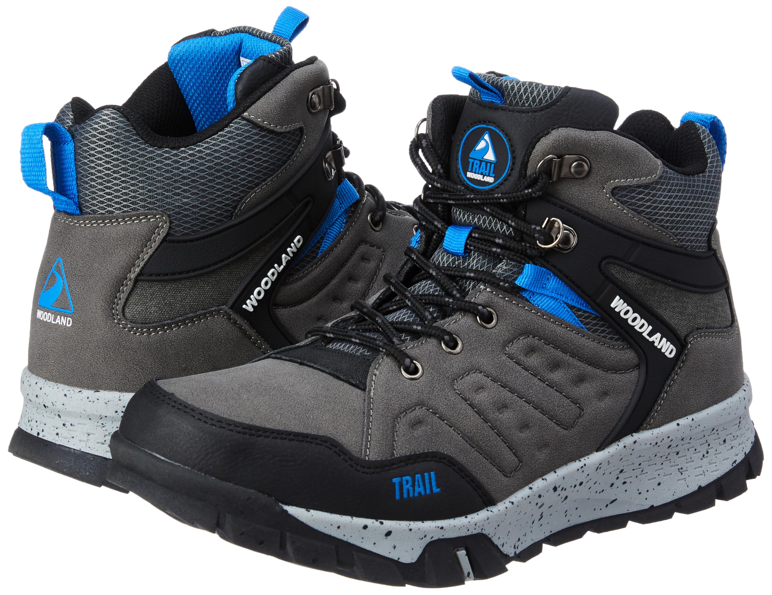 Woodland Men's Grey Trail Running Shoes - Image 3