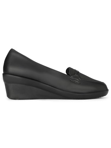 Bata Women's Wedge Heel Loafers - Image 3