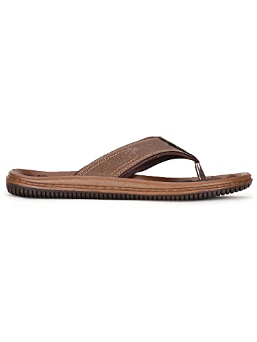 Bata Men Casual Flip Flop - Brown - Image 4