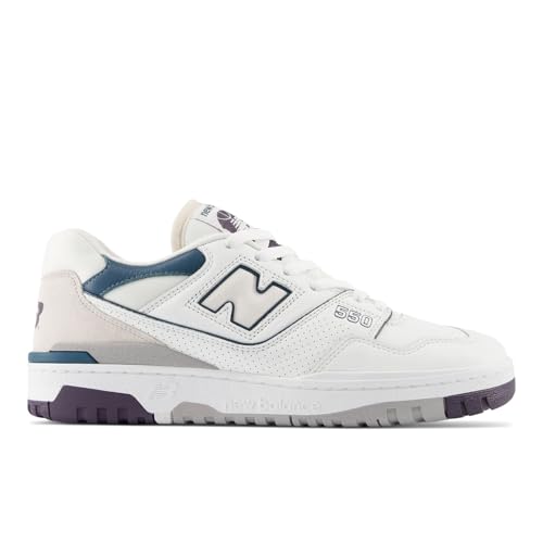 New Balance Men's BB550 White Running Shoe - Image 3
