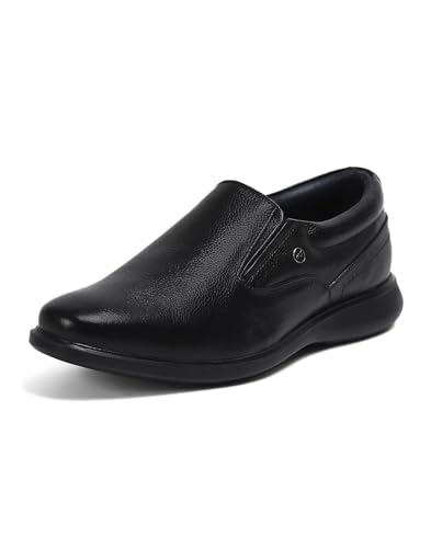 Monte Carlo Mens Solid Slip on Leather Shoes - Image 2