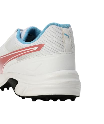 Puma Cricket Power 2.0 Cricket Shoe for Men - White Luminous Blue - Image 5