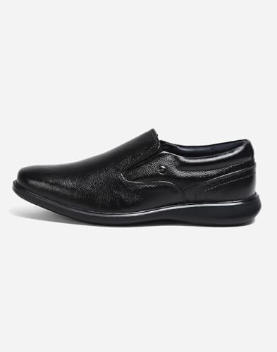 Monte Carlo Mens Solid Slip on Leather Shoes - Image 5
