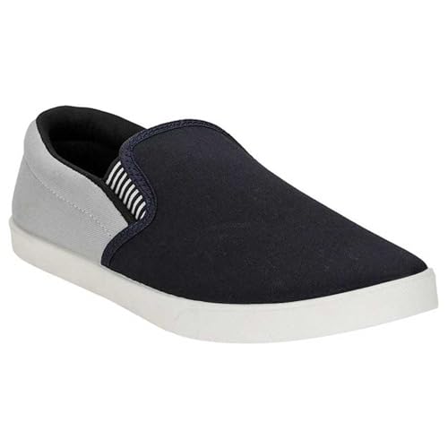 BRUTON FITMAN Loafers Sneakers Slip-on Shoes for Men - Grey - Image 5