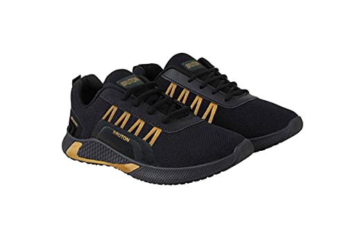 BRUTON Running Shoes for Men & Boys - Black - Image 2