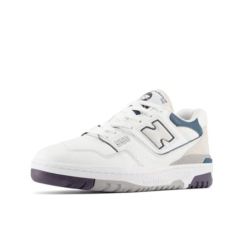 New Balance Men's BB550 White Running Shoe - Image 2