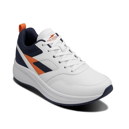 BRUTON Men's EVA Lite Sneaker Shoes - White - Image 5