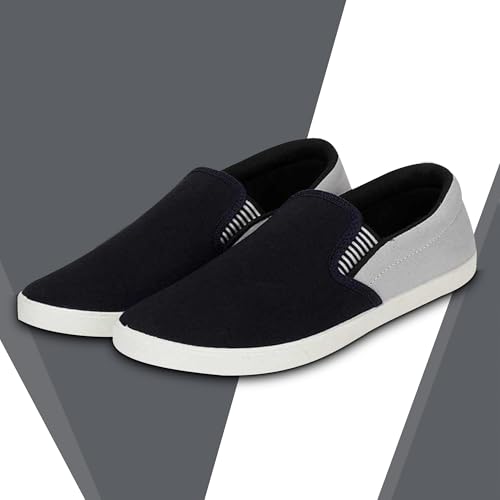 BRUTON FITMAN Loafers Sneakers Slip-on Shoes for Men - Grey - Image 3