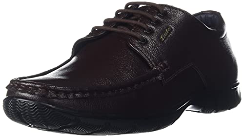 Bata Men Formal Derby Shoes - Brown - Image 2