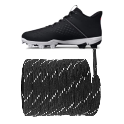 Under Armour Baseball Cleat Shoe Laces - 6mm Flat - Image 2