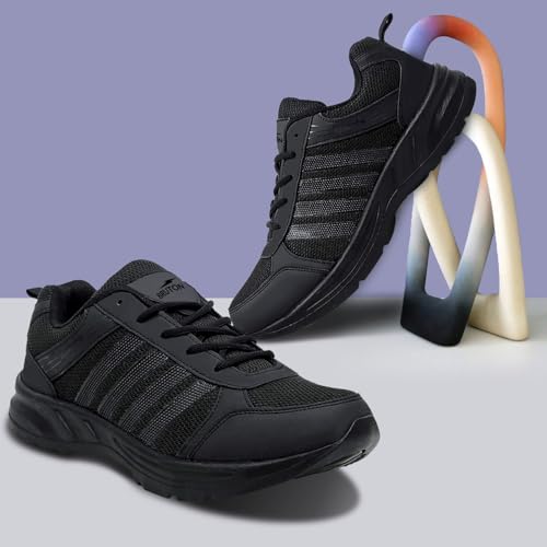 BRUTON EVA Lite Sport Shoes for Men - Black - Image 4
