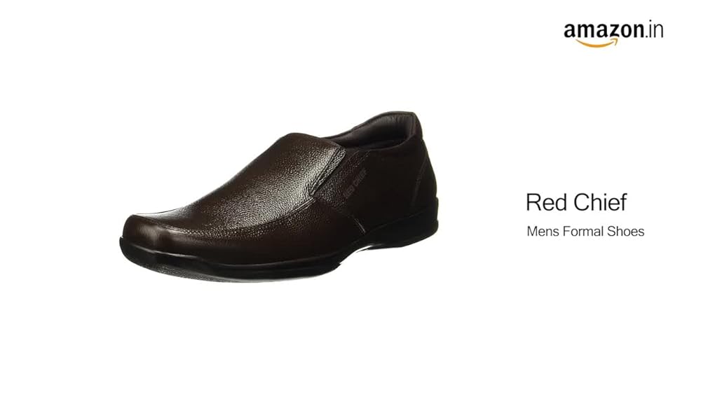 Red Chief Leather Formal Slip-On Shoes for Men - Image 3