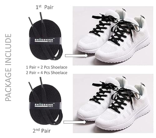 SHOESHINE Sports Sneakers Shoe Laces Flat Shoelace for Men & Women - Image 3