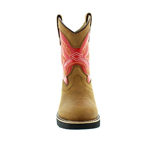 Itasca Youth Pull-on Leather/Nylon Buckaroo Western Boot - Image 4
