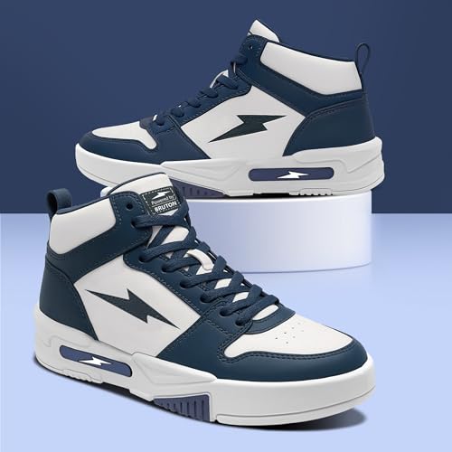 BRUTON Sneakers Casual Shoes for Men - Blue - Image 3