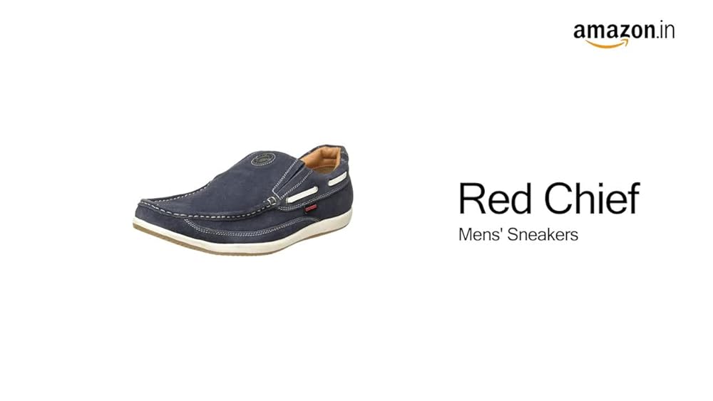 Red Chief Leather Loafers for Men - Red - Image 3