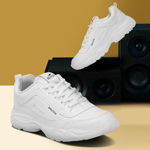 BRUTON EVA Lite Sneakers Casual Shoes for Men - White - Image 4