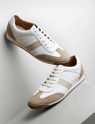 Symbol Mens Leather Sneakers - Image 4