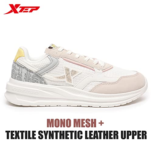 XTEP Lace-Up Casual Shoes Colorblock Design - Image 4