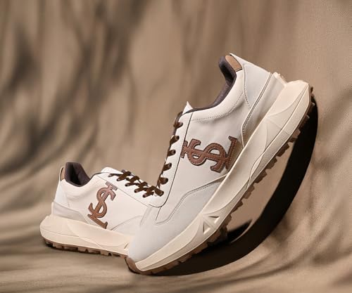 LOUIS STITCH Beige Sneaker for Men - Image 4