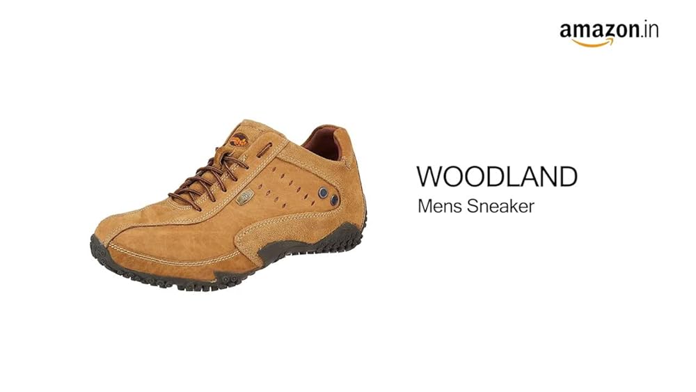 Woodland Men Khaki Casual Shoes - Image 3