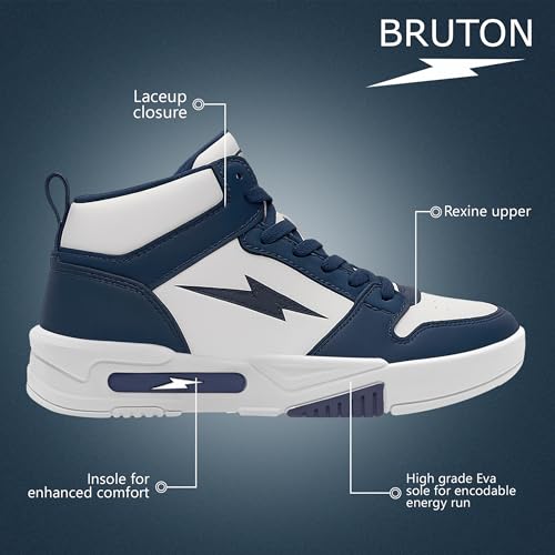 BRUTON Sneakers Casual Shoes for Men - Blue - Image 4