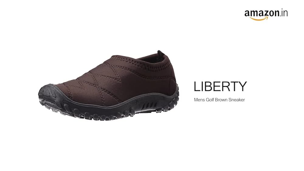 Liberty Golf Shoes for Men - Black & Brown - Image 3