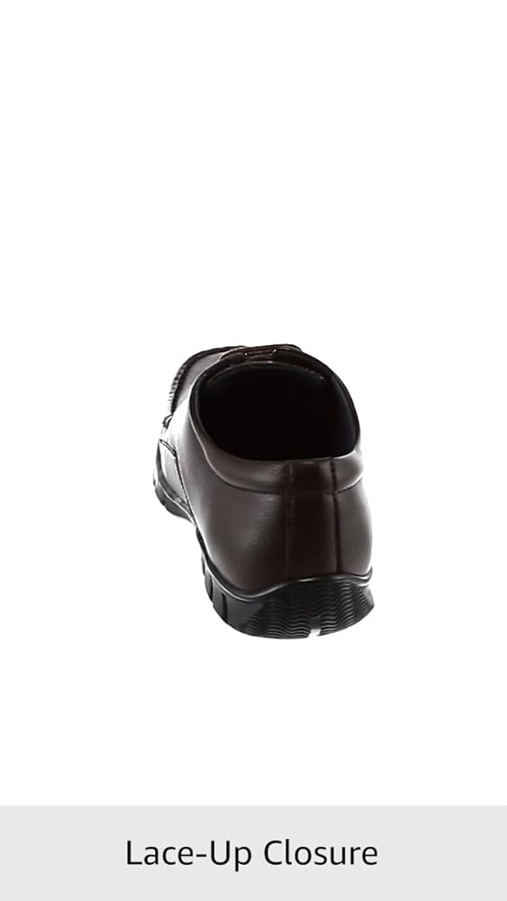 Bata Men Formal Derby Shoes - Brown - Image 3