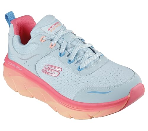 Skechers Women's D'Lux Walker Neon Walking Shoes - Image 2
