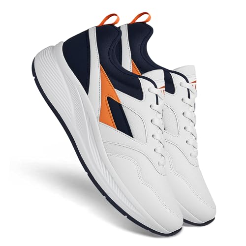 BRUTON Men's EVA Lite Sneaker Shoes - White - Image 2