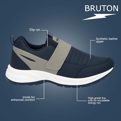 BRUTON EVA Lite Sport Running Shoes for Men & Boys - Blue - Image 4