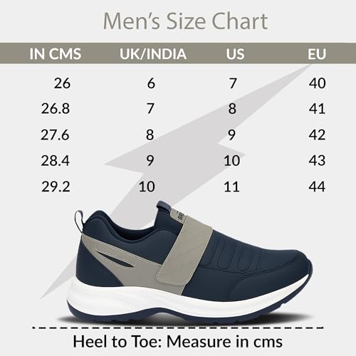 BRUTON EVA Lite Slip-On Running Shoes for Men - Blue - Image 5