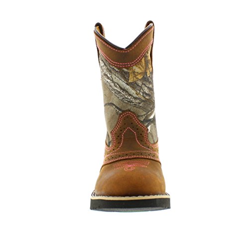 Itasca Girls Youth Pull-on Leather/Nylon Western Boot - Image 4