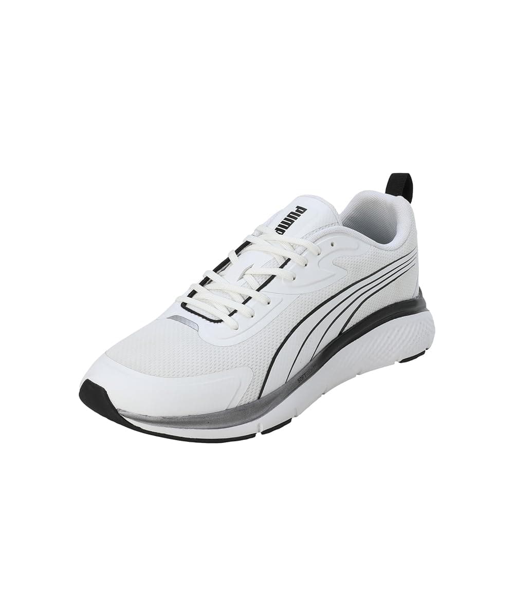 Puma Softride Pro VitalForce Running Shoe for Men - White Black Silver