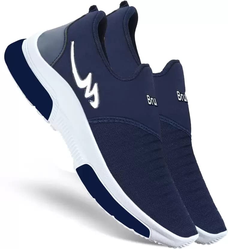BRUTON Combo Pack Sneakers Running Casual Shoes - Blue Grey - Image 4